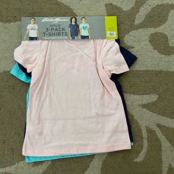 NWT Eddie Bauer Youth 3-pack Tee - Picture 9 of 9